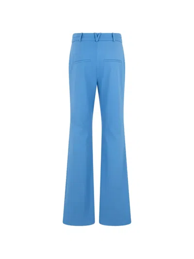 Veronica Beard High-waist Palazzo Pants In Blue