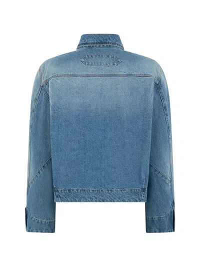 Slowear Button-up Jacket In Blue
