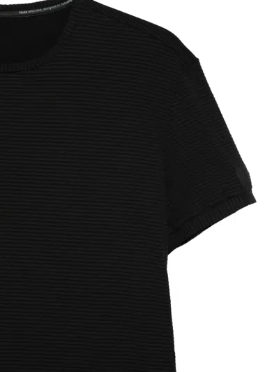 Rrd Textured T-shirt In Black