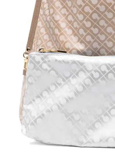 Gherardini Patterned Tote Bag In Neutral