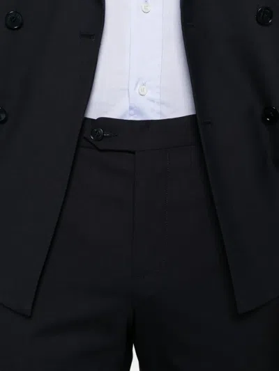 Manuel Ritz Double-breasted Suits In Blue