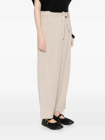 Deha Drawstring Trousers In Neutral