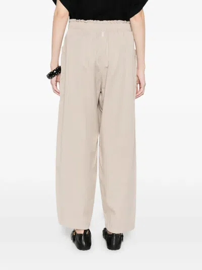 Deha Drawstring Trousers In Neutral