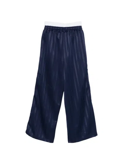 Ksubi Stacked Origin Track Pants In Blue