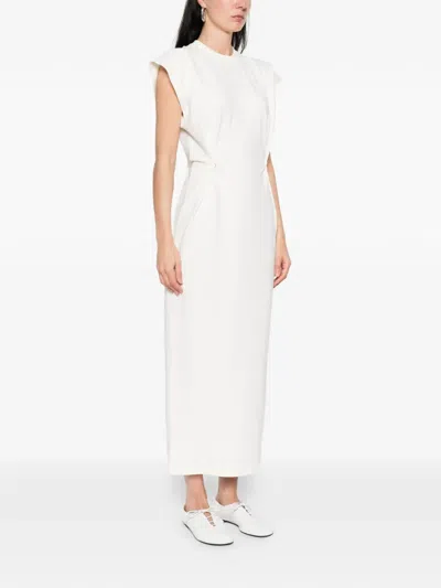 Coperni Adjustable Maxi Dress In Neutral