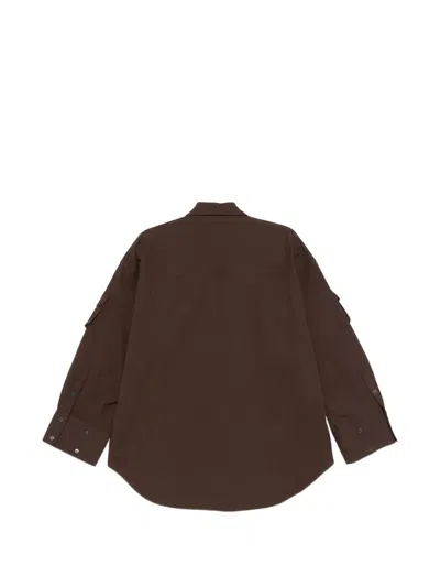 Ksubi Button-up Overshirt In Brown
