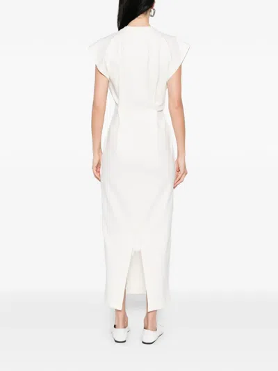 Coperni Adjustable Maxi Dress In Neutral