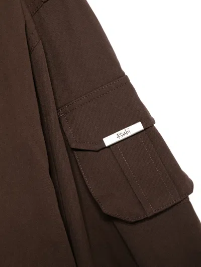 Ksubi Button-up Overshirt In Brown