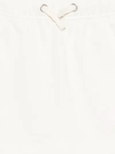 Palm Angels Drawstring Skirt In White