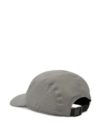 On Lightweight Perforated Stretch-shell Cap In Gray