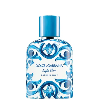 Dolce & Gabbana Dolce And Gabbana Men's Light Blue Capri In Love Edp Spray 3.4 oz Fragrances 8054754407280
