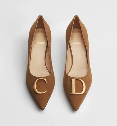 Dior Initials Pump In Brown