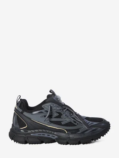 Off-white Be Right Back Panel Sneakers Pull Tab In Black