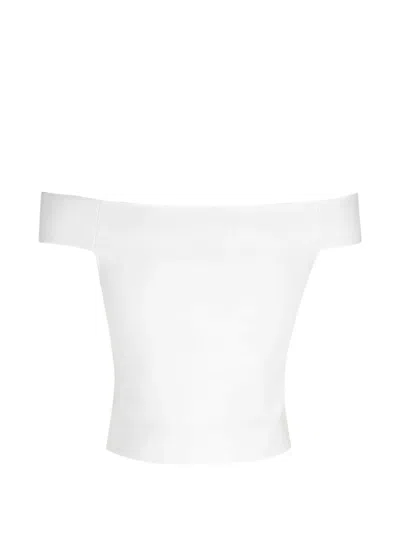 Simkhai Off-shoulder Top In White