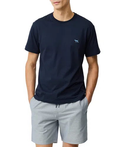 Rodd & Gunn The Gunn Tee 2.0 Sports Fit Cotton T-shirt In Blue