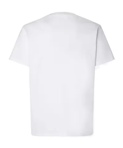 Fendi Embossed T-shirt In White