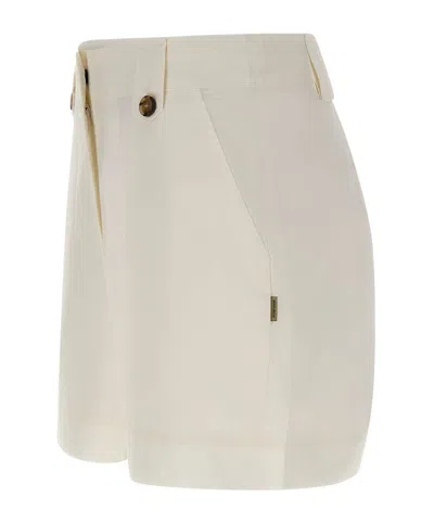 Woolrich Belt Loop Shorts In White