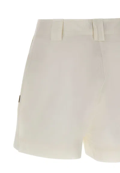 Woolrich Belt Loop Shorts In White