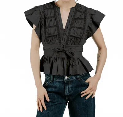 Love The Label Madelyn Top In Black