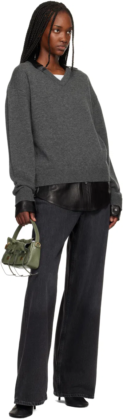 Acne Studios Khaki Multipocket Micro Bag
