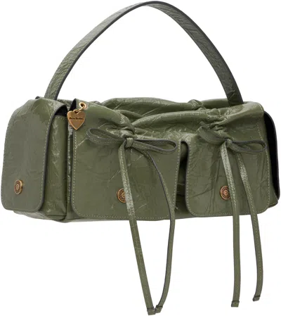 Acne Studios Khaki Multipocket Shoulder Bag