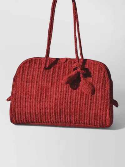 Jacquemus Rectangular Tote Bag Woven Texture Handles