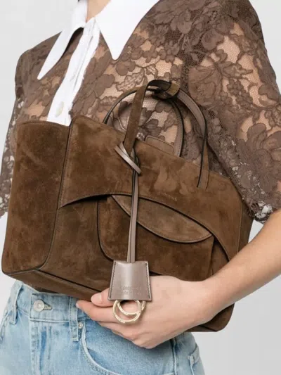 Hidesins Medium Leather Tote Top Handle Strap