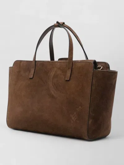 Hidesins Medium Leather Tote Top Handle Strap