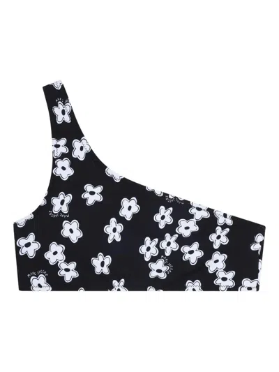 Marc Jacobs Printed Bikini In Black