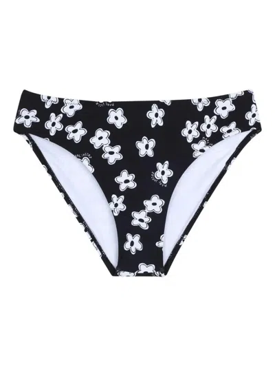 Marc Jacobs Printed Bikini In Black