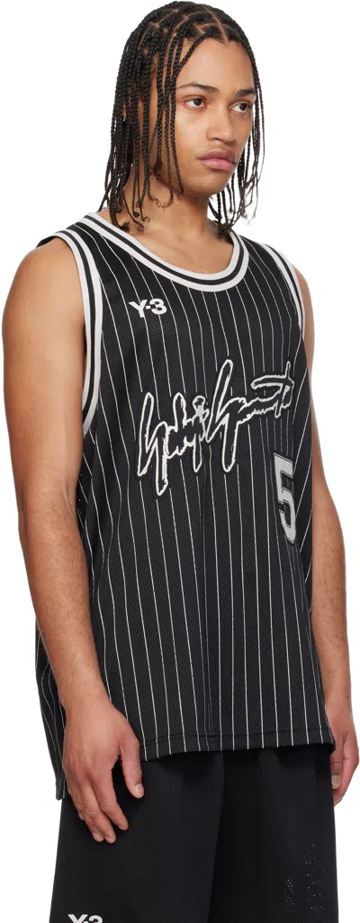 Y-3 Mens Black Elite 5 Basketball Woven Top Xl
