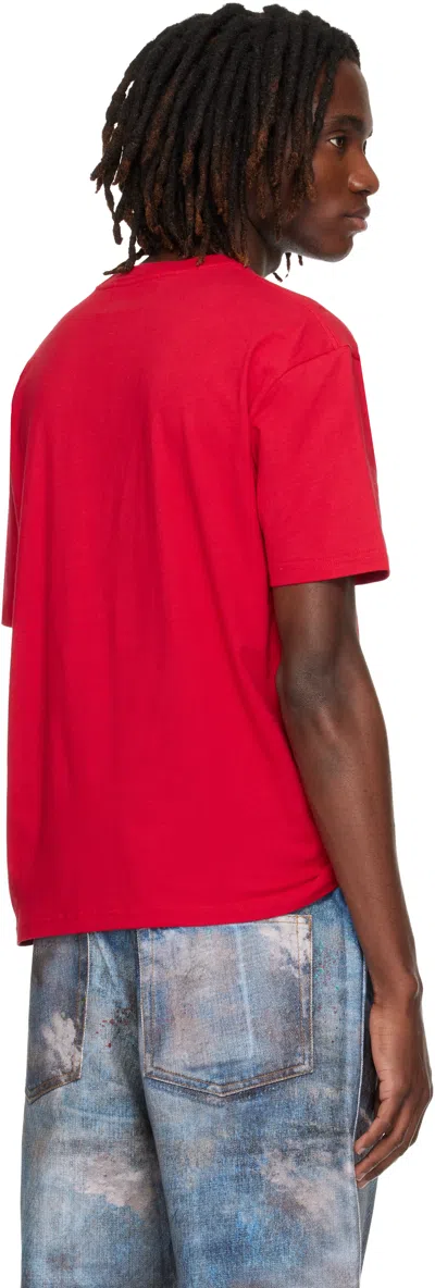 Andersson Bell Heart-printed T-shirt In Red