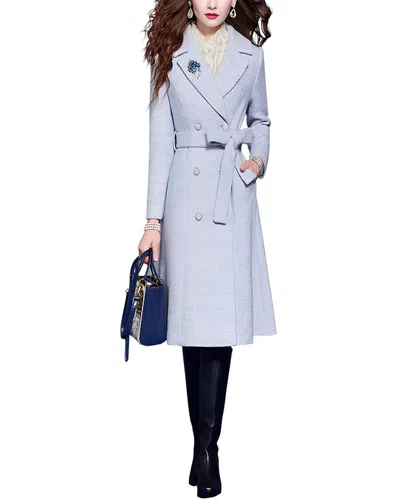 Vera Dolini Coat In Blue