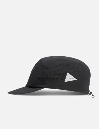 And Wander Tech Cap In Black