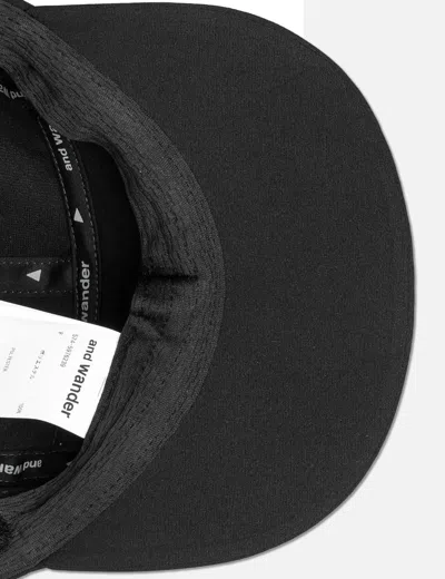 And Wander Tech Cap In Black