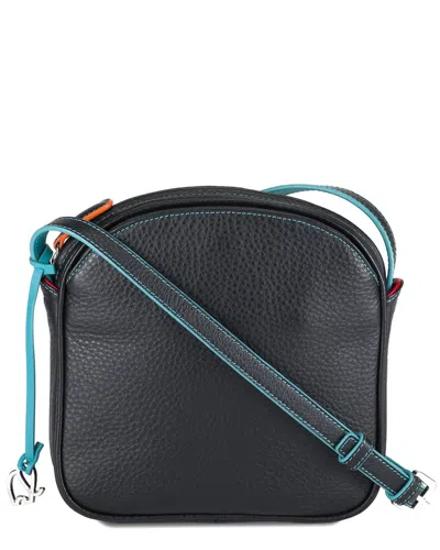 Mywalit Small Leather Shoulder Bag In Blue