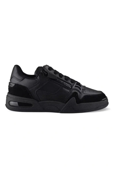 Giuseppe Zanotti Ghost Rhinestone Zip Leather Sneakers In Multi