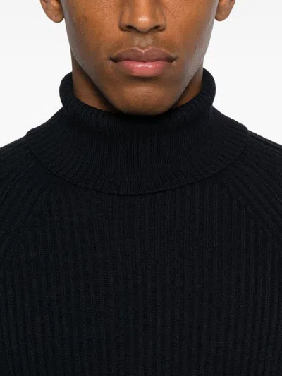 Zanone Sweaters Black In Black