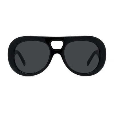 Givenchy Bold 53mm Gradient Round Sunglasses In Gray