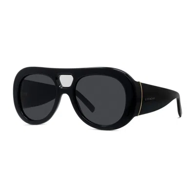 Givenchy Bold 53mm Gradient Round Sunglasses In Gray