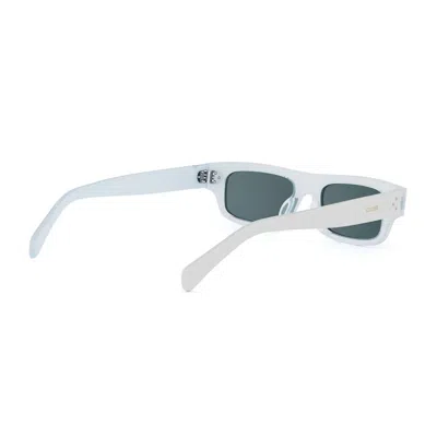 Celine Full Frame Sunglasses In White