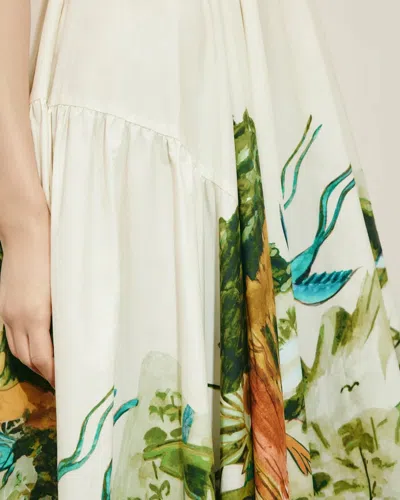 Alemais Toucan Tango Midi Dress In White