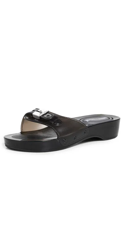 Melissa X Scholl Pescura Platform Slide Sandal In Black