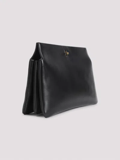 Phoebe Philo Triple-folding Pouch In Black