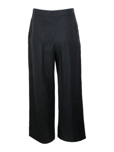 Eleventy Trousers In Black