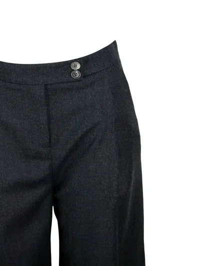 Eleventy Trousers In Black