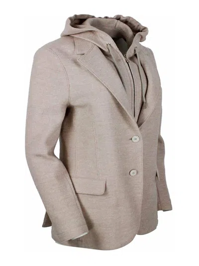 Eleventy Jacket In Neutral