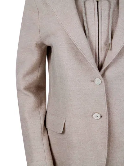 Eleventy Jacket In Neutral
