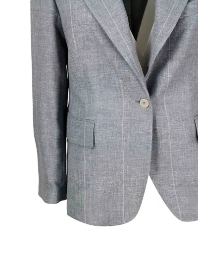 Eleventy Jacket In Gray