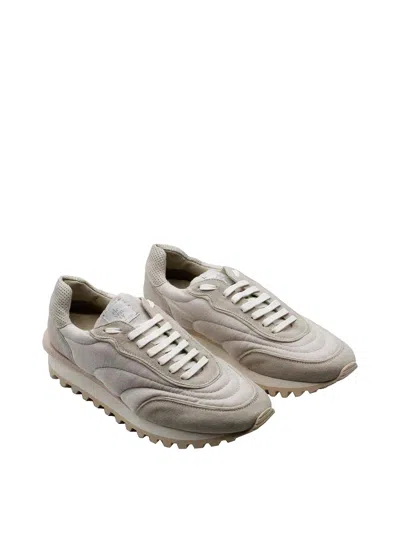 Eleventy Sneakers In Silver